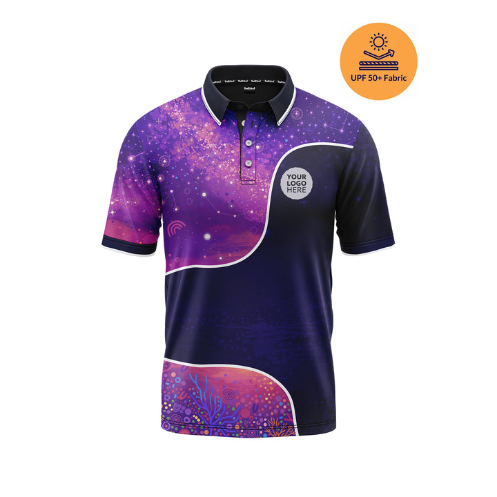 50 Years Deadly - Signature - UPF50 - NAIDOC 26 Men's Custom Polo