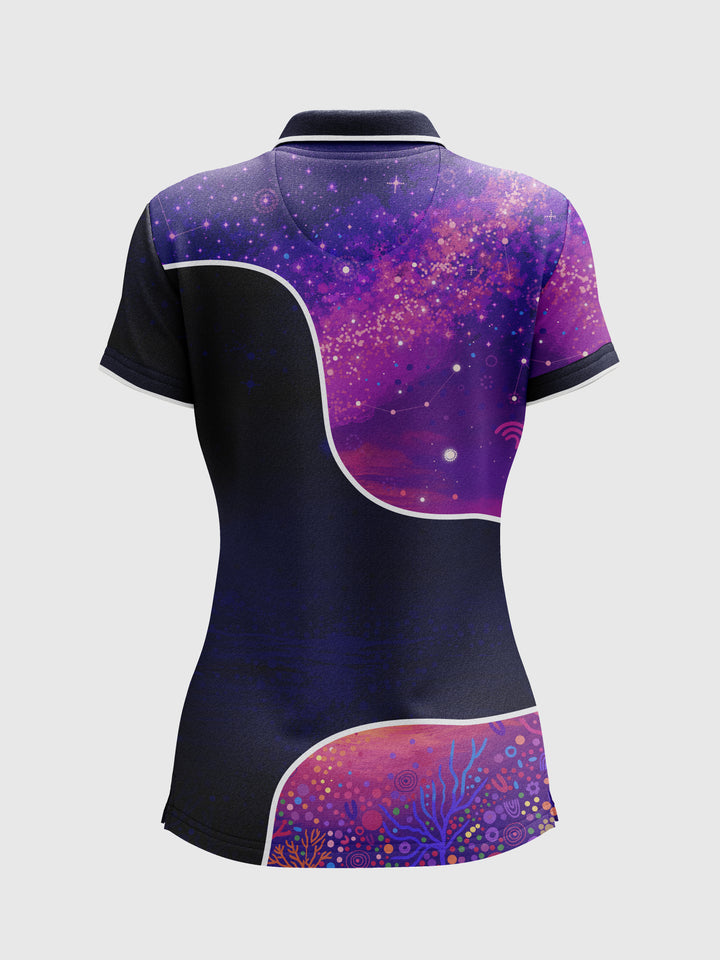 50 Years Deadly - Signature - Eco - NAIDOC 26 Women's Custom Polo