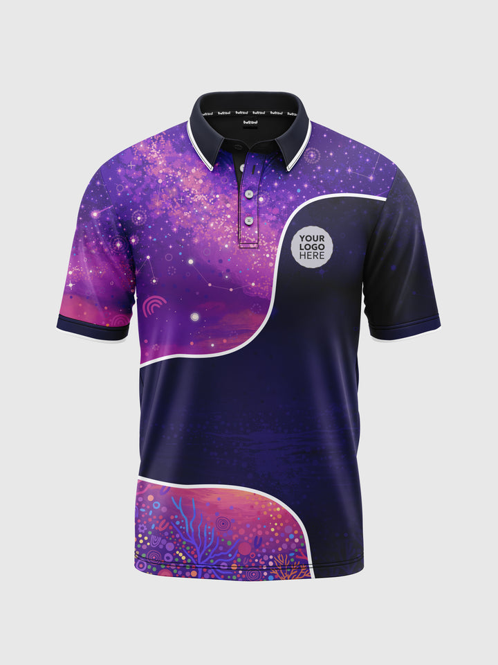 50 Years Deadly - Signature - Eco - NAIDOC 26 Men's Custom Polo