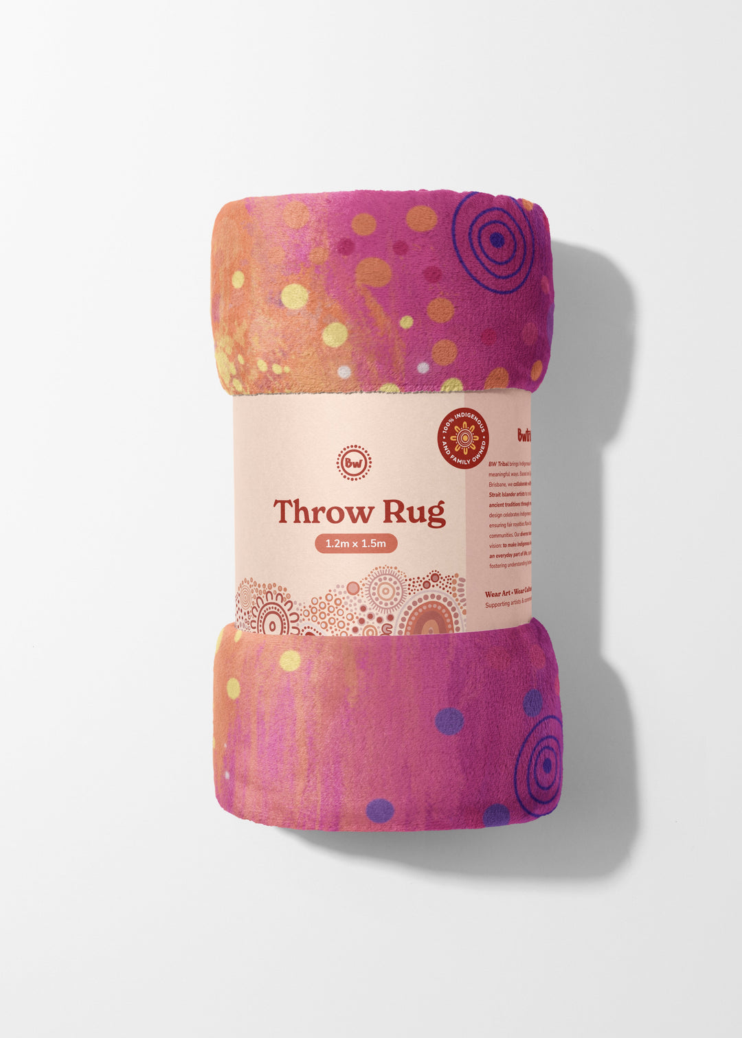 50 Years Deadly – NAIDOC 2026 Throw Rug / Blanket