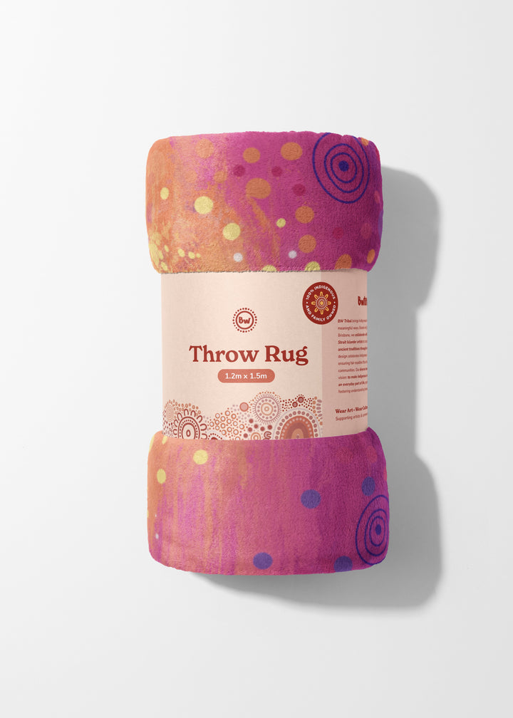 50 Years Deadly – NAIDOC 2026 Throw Rug / Blanket