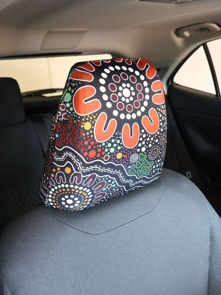 Bundian Way - Car Headrest Cover Set