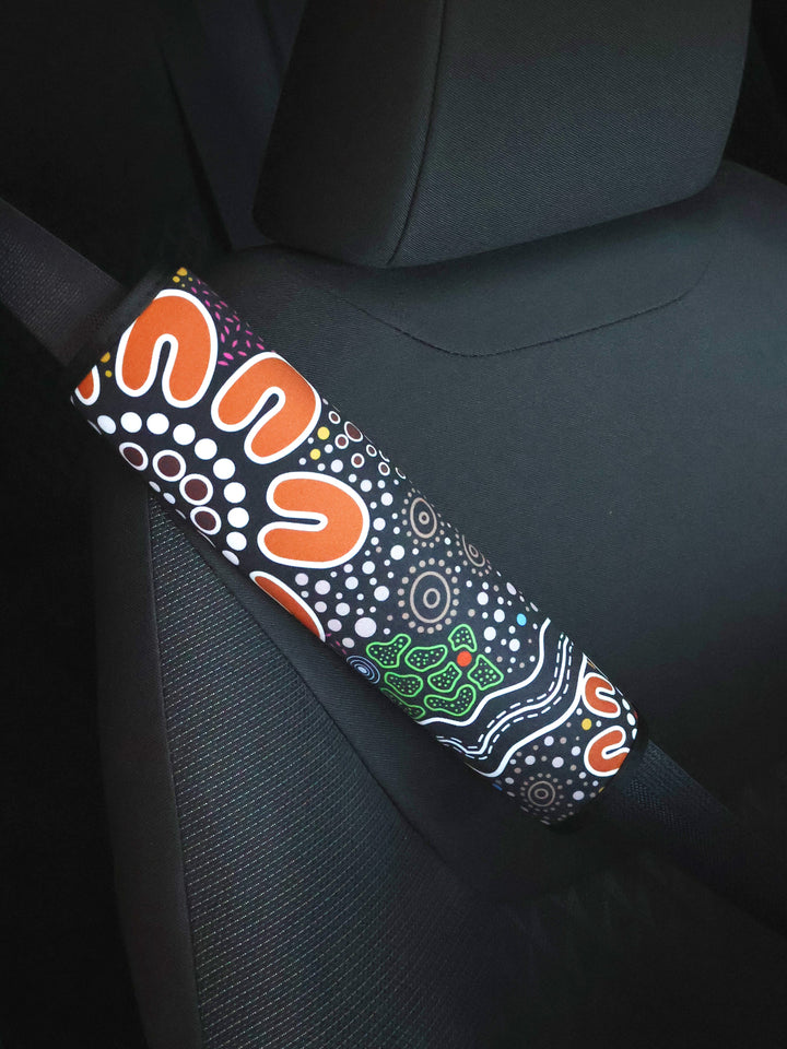 Bundian Way - Headrest + Seat Belt Cover Gift Bundle