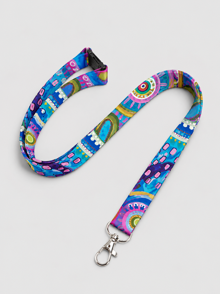 CORAL DREAMING - LANYARD + PHONE CLIP