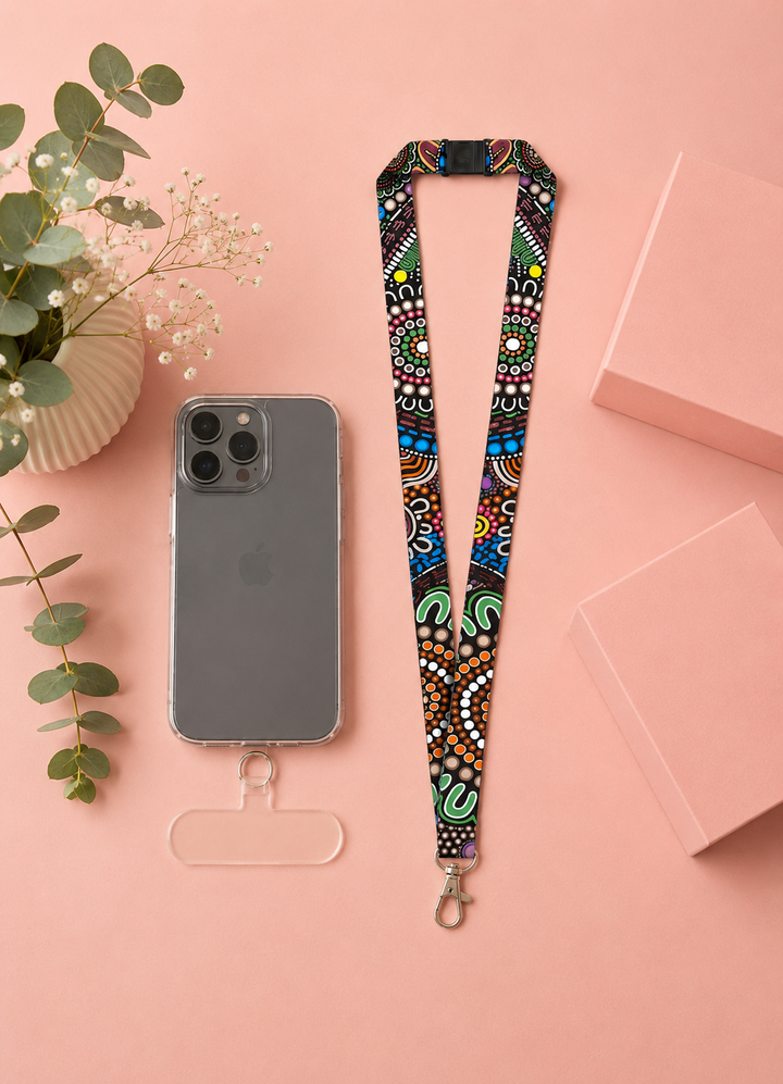 Connected to Country - LANYARD + PHONE CLIP