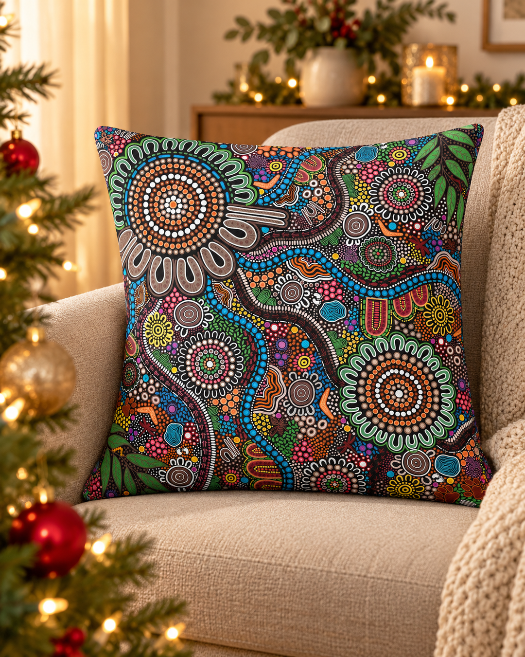 Connected to Country - Cushion Cover