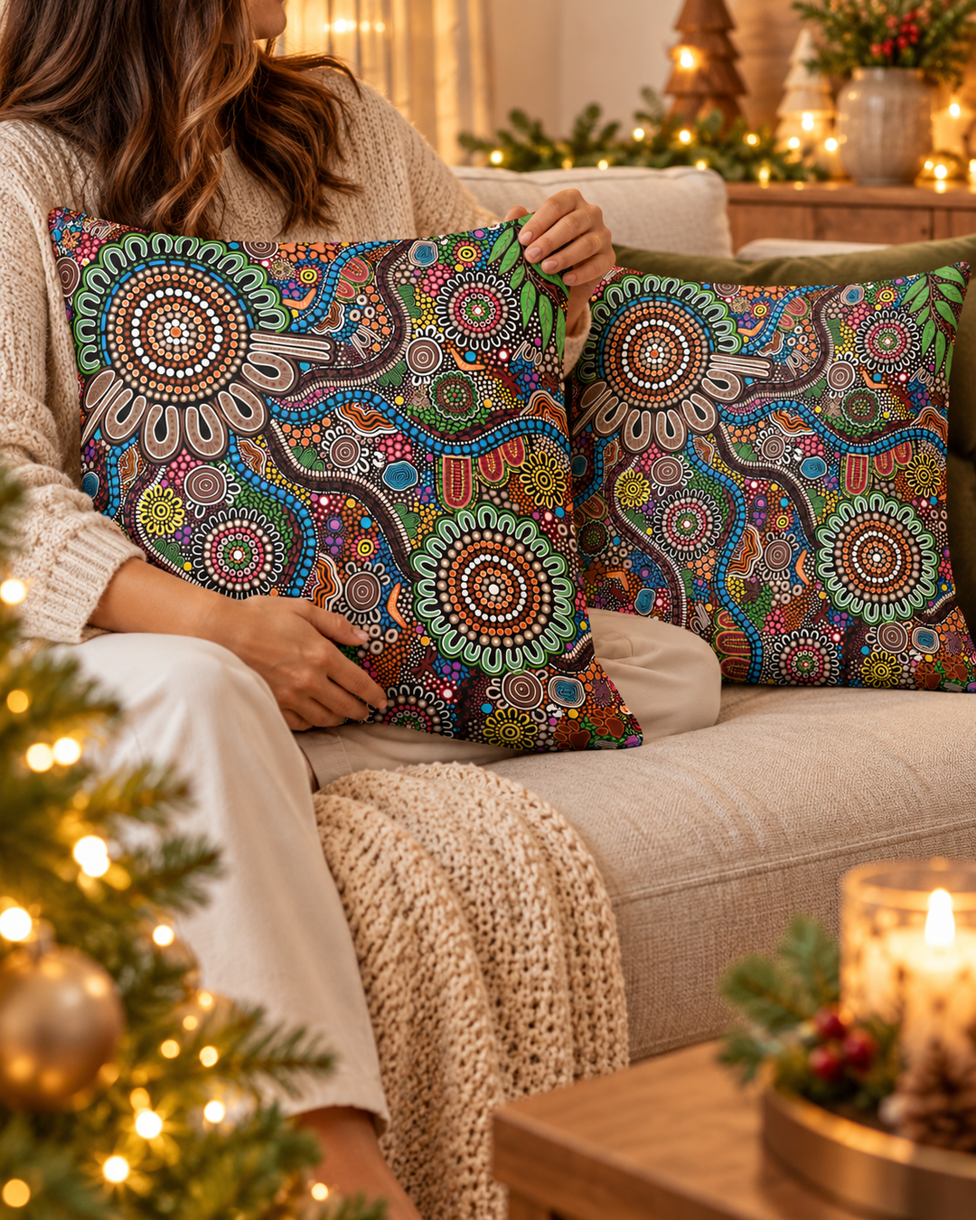 Connected to Country - Cushion Cover