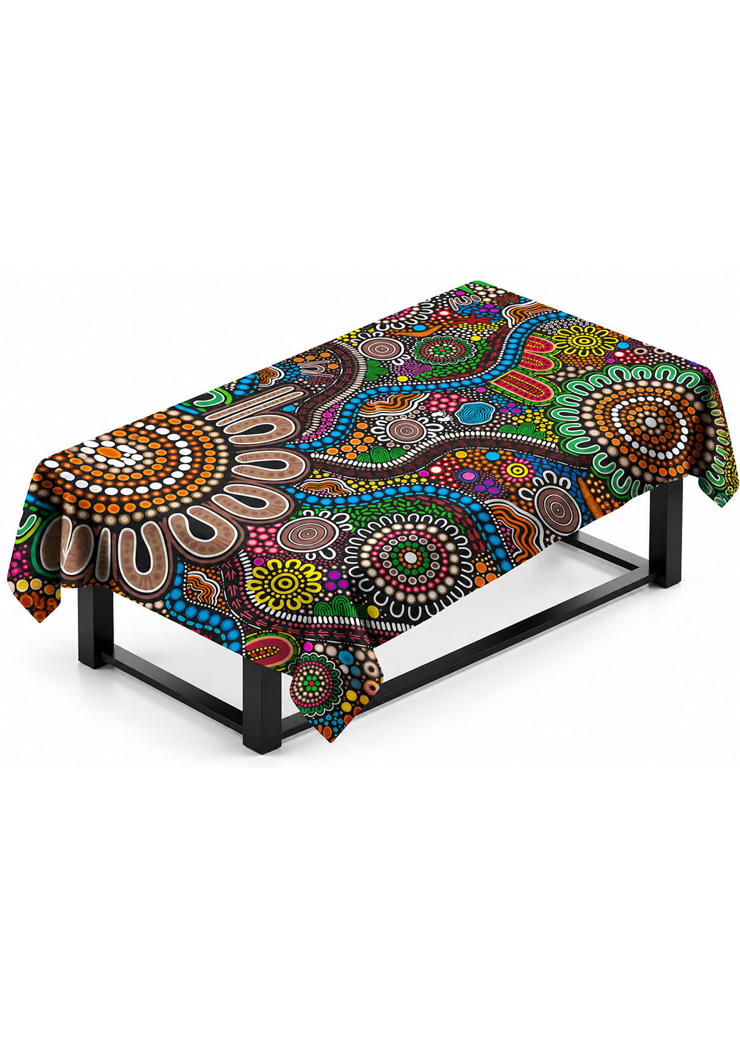Connected to Country - Rectangle Tablecloth