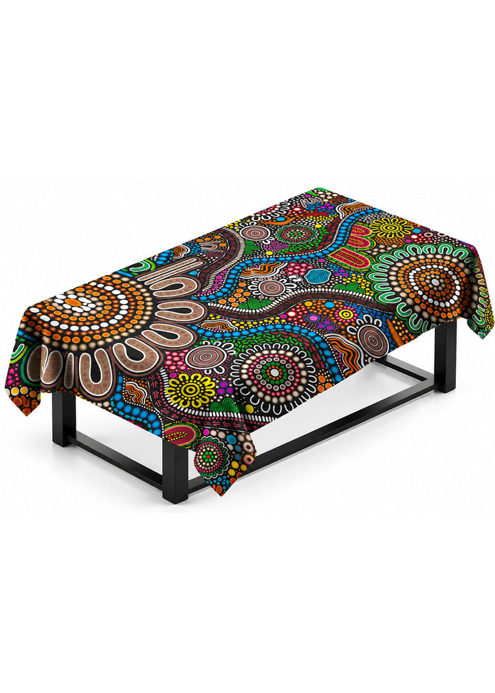 Connected to Country - Rectangle Tablecloth