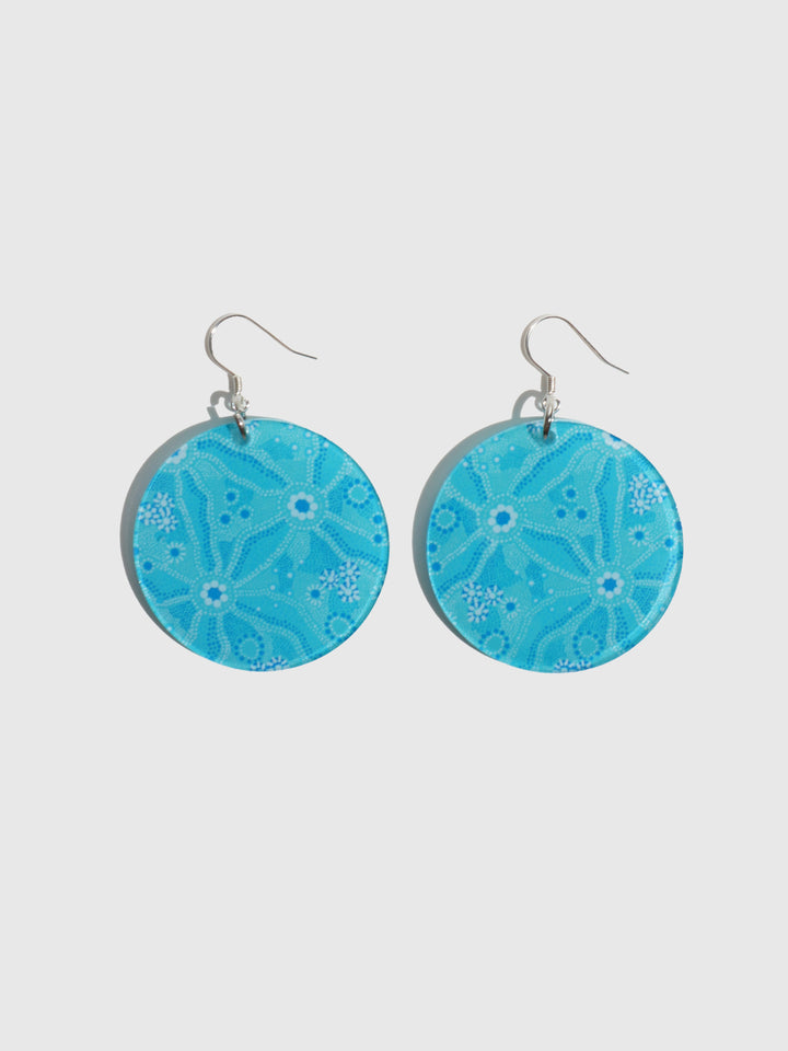 Nadyung (Healing Water) - Round Earrings