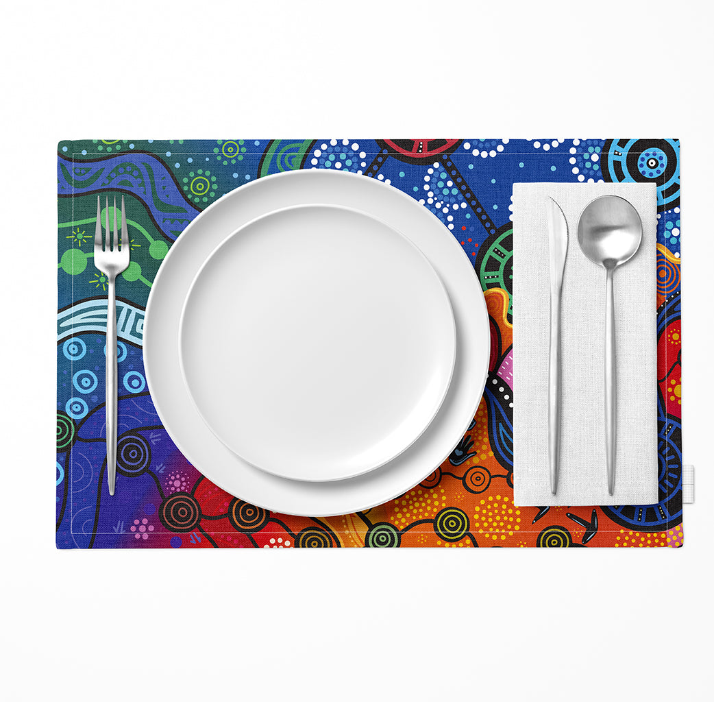 CONTINUING OUR LEGACY - Linen Blend Placemats (6 Pack)
