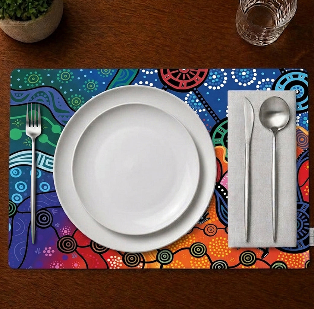 CONTINUING OUR LEGACY - Linen Blend Placemats (6 Pack)