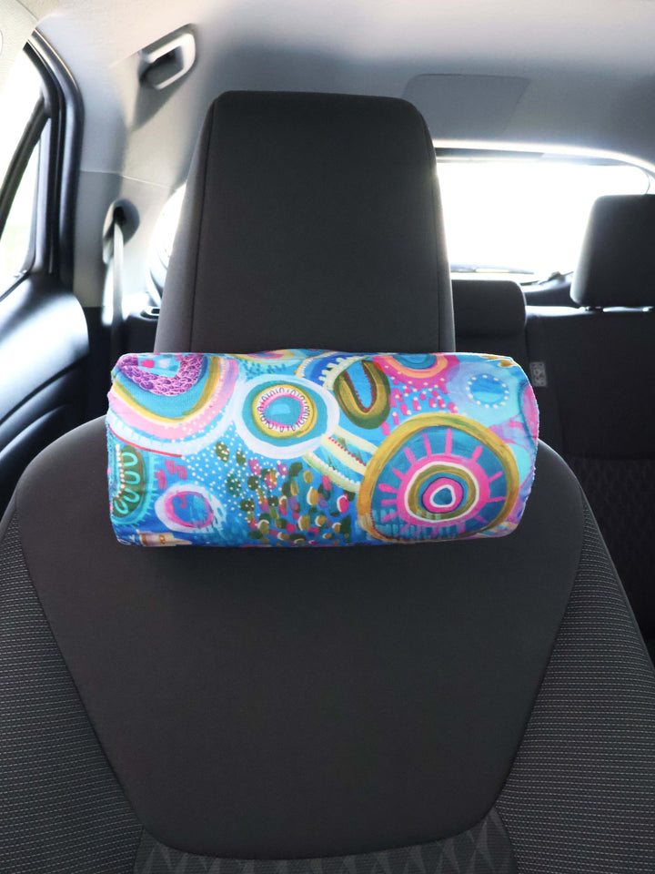 Coral Dreaming - Car Neck Pillow