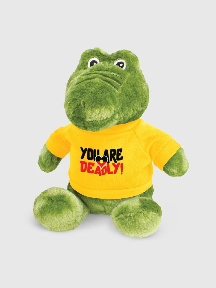 Mikey Mabeja -  Crocodile Plush Toy (Yellow)