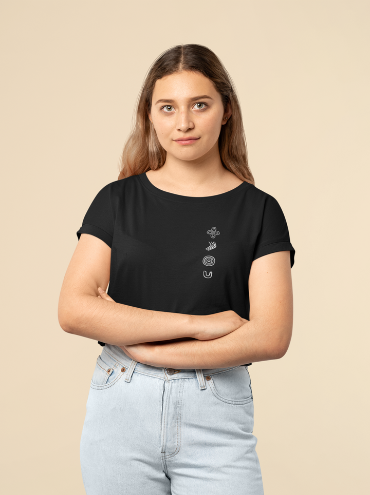 Campfire Connections - Women's Crop Tee