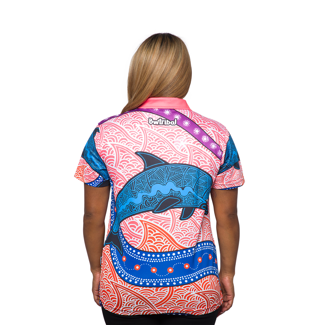 Dolphin Dreaming (Blue)  - Women's Polo