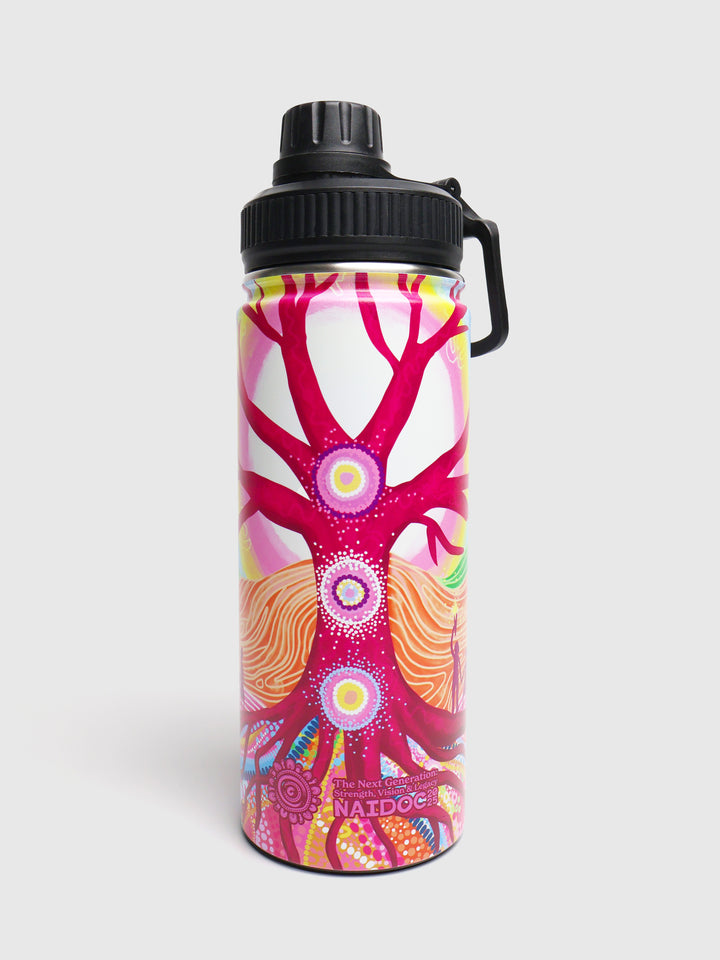 Deep Roots, Bright Future - NAIDOC 2025 Vacuum Insulated Water Bottle