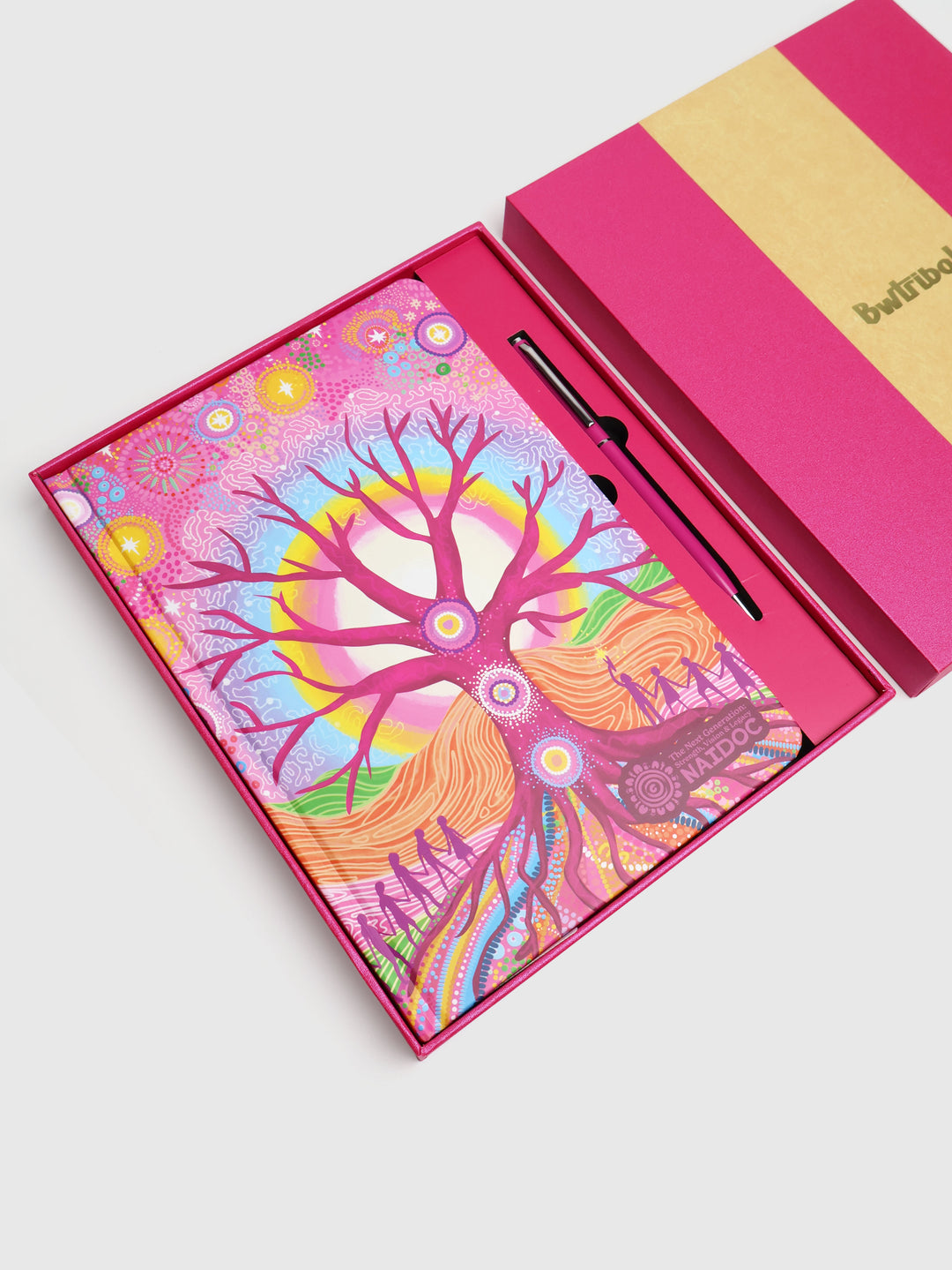 Deep Roots, Bright Future - NAIDOC 2025 A5 Notebook & Pen