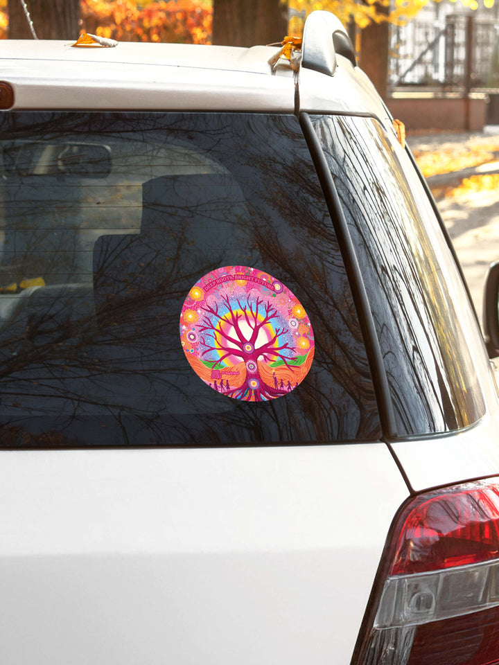 Deep Roots, Bright Future - NAIDOC 2025 Car Sticker