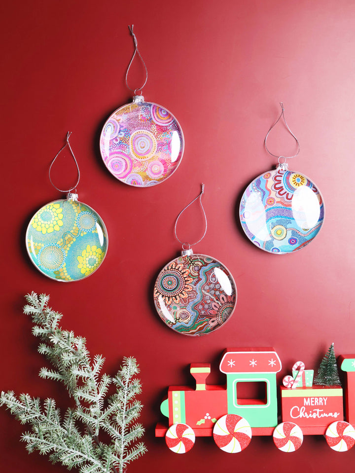 Christmas Tree Baubles (Limited Edition) - 4 Pack