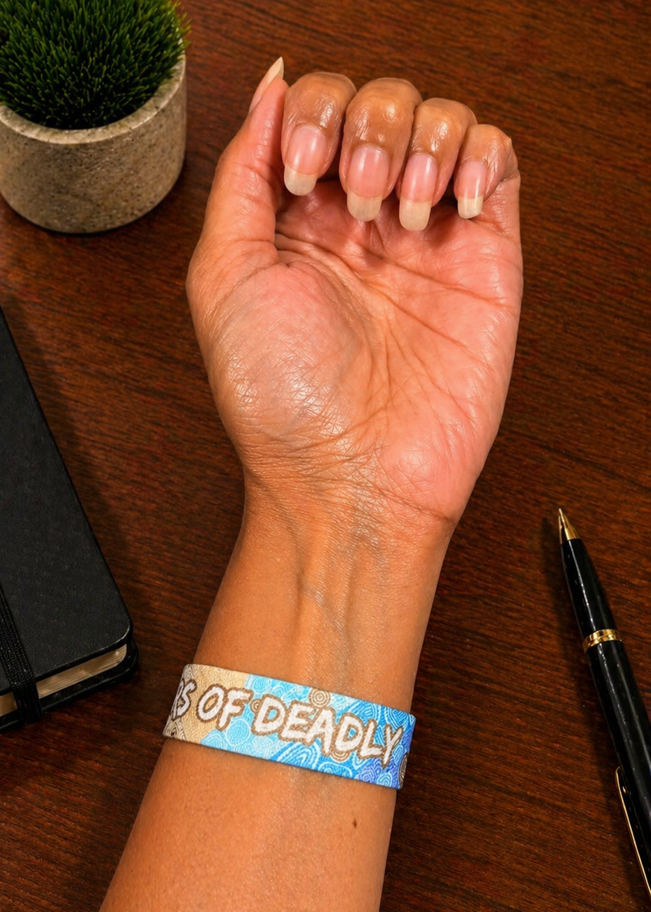 Ever Flowing - NAIDOC 2026 ELASTIC WRISTBANDS