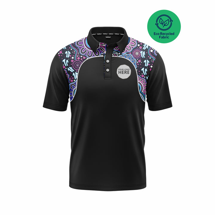 Stronger Together - Eco - NAIDOC 26 Men's Custom Polo
