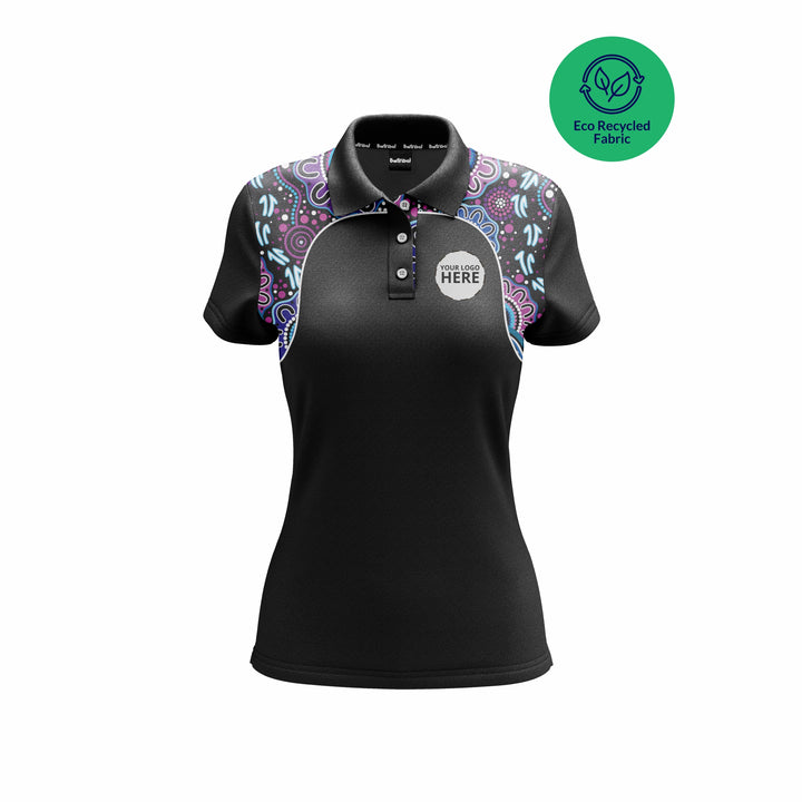 Stronger Together  - Eco - NAIDOC 26 Women's Custom Polo