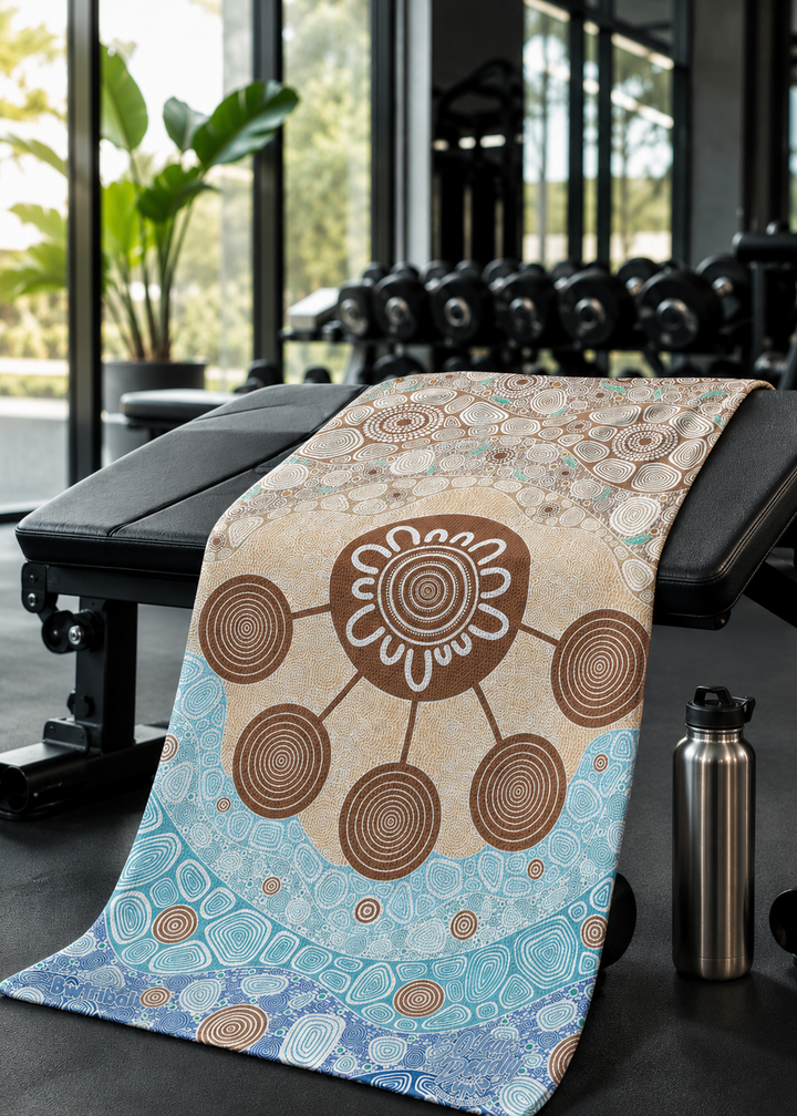 Yaliwunga (Always) - NAIDOC 2026 Waffle Fabric Gym Towel