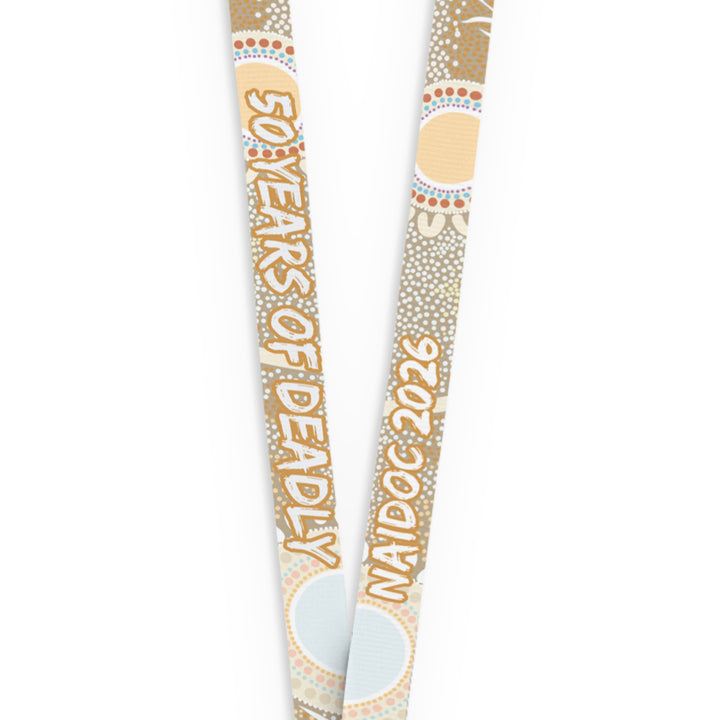 Ever  Flowing - NAIDOC 2026 LANYARD with Phone Tether