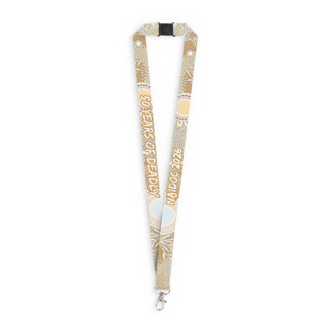 Ever  Flowing - NAIDOC 2026 LANYARD with Phone Tether