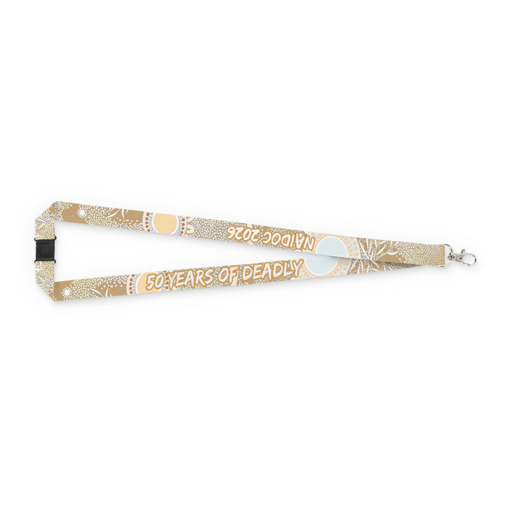 Ever  Flowing - NAIDOC 2026 LANYARD with Phone Tether