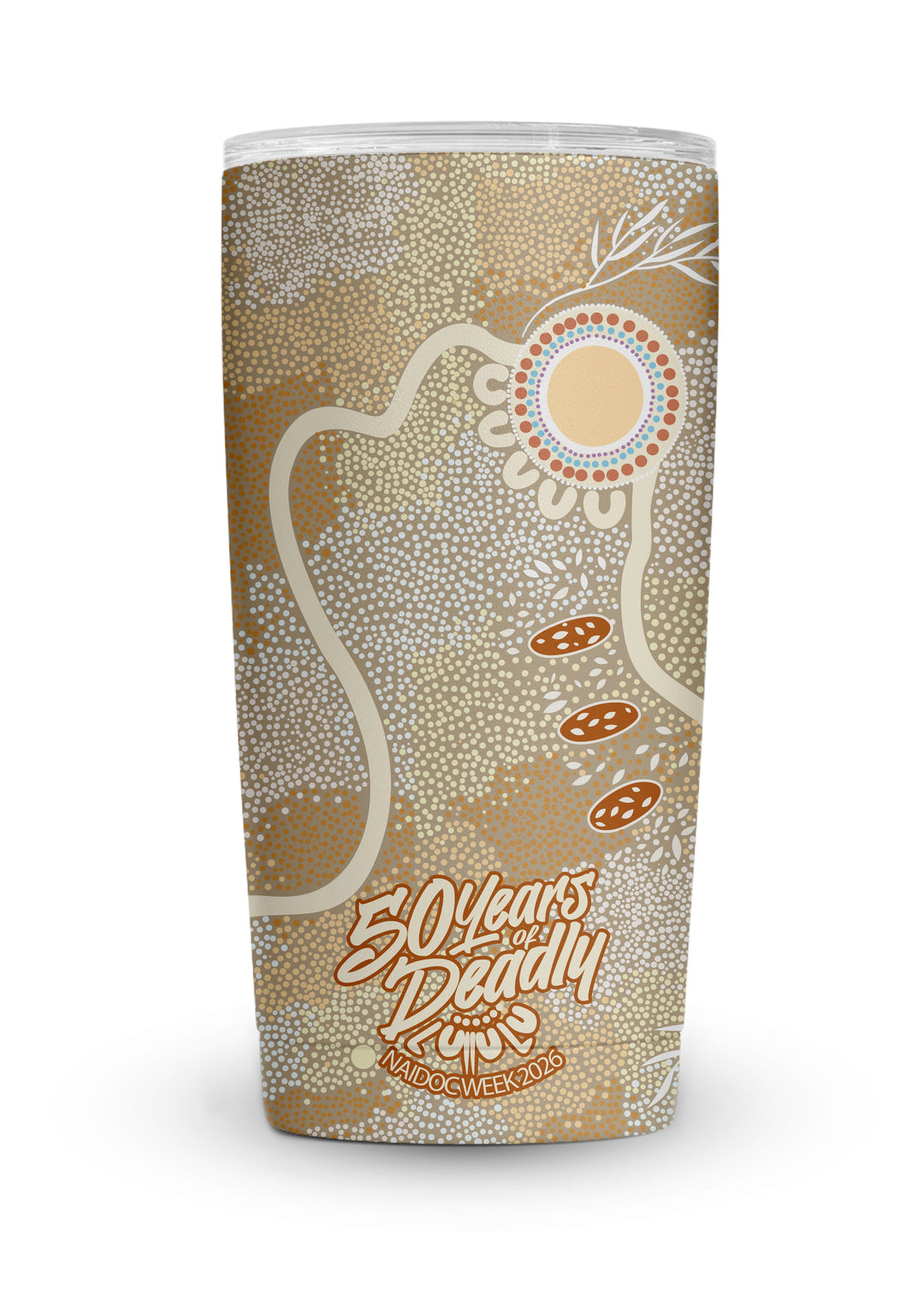 Ever Flowing – NAIDOC 2026 Vacuum Insulated Magnetic Lid Tumbler (20oz)