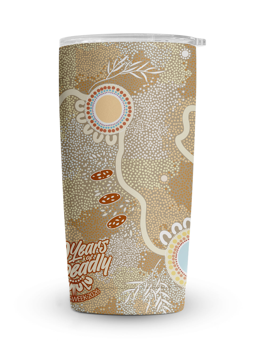 Ever Flowing – NAIDOC 2026 Vacuum Insulated Magnetic Lid Tumbler (20oz)
