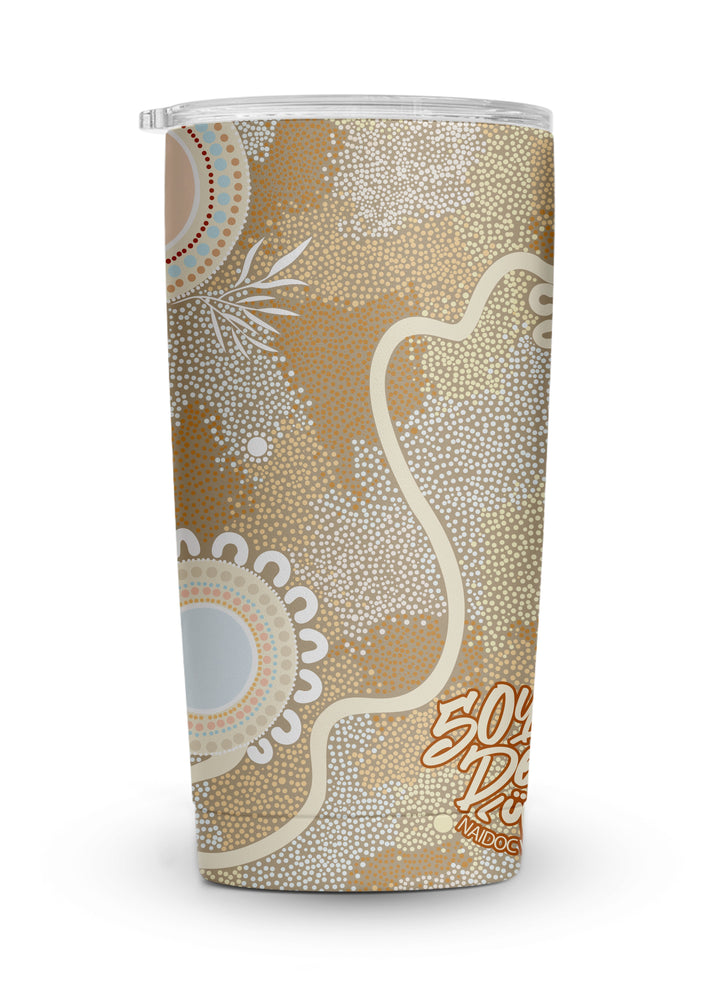 Ever Flowing – NAIDOC 2026 Vacuum Insulated Magnetic Lid Tumbler (20oz)