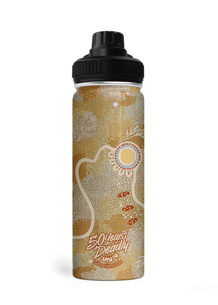 Ever Flowing - NAIDOC 2026 Bottle with Magnetic Booster Ring (18oz)