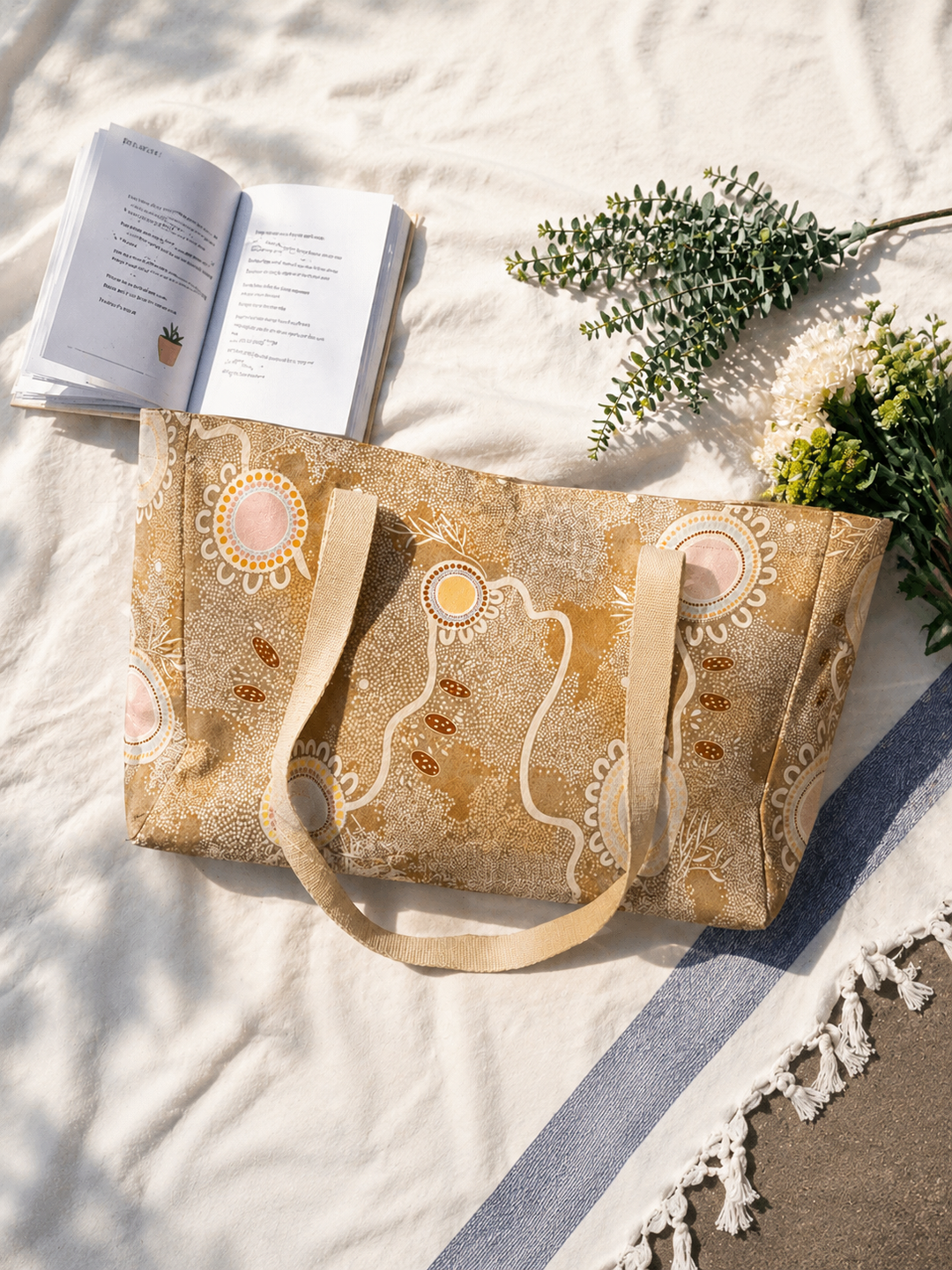 Ever Flowing - NAIDOC 2026 LARGE CANVAS BAG