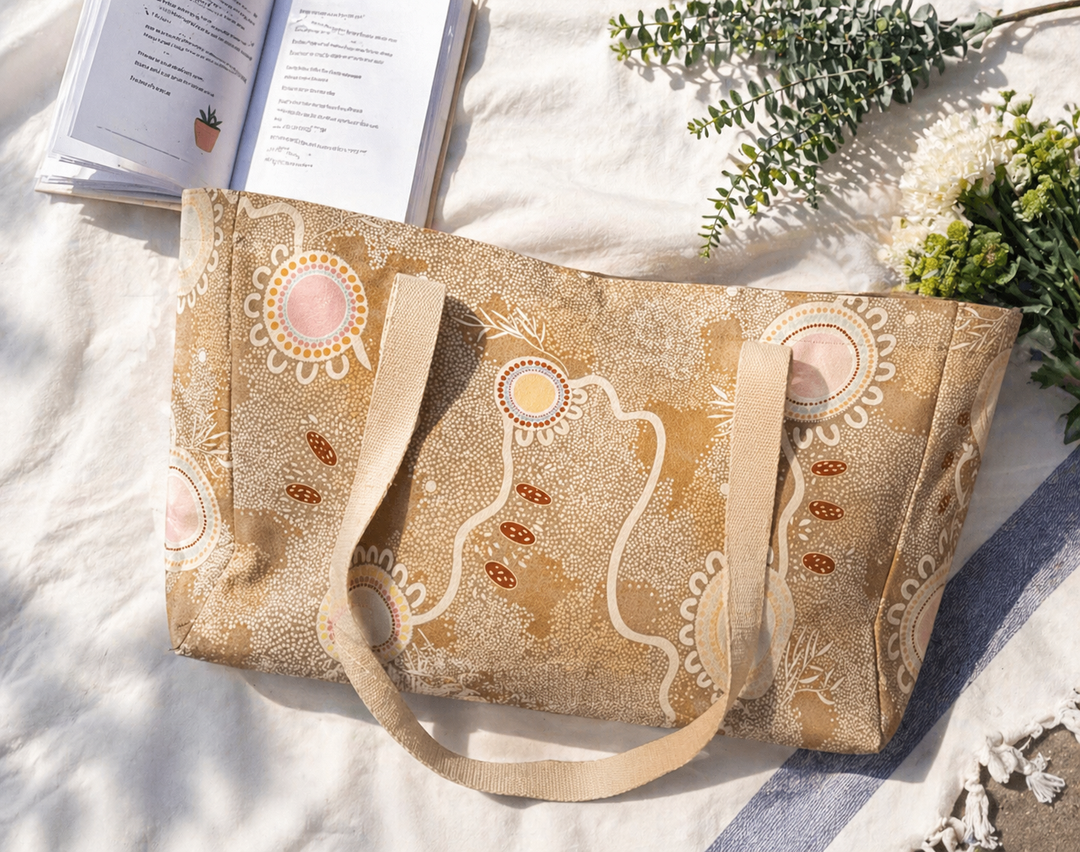 Ever Flowing - NAIDOC 2026 LARGE CANVAS BAG