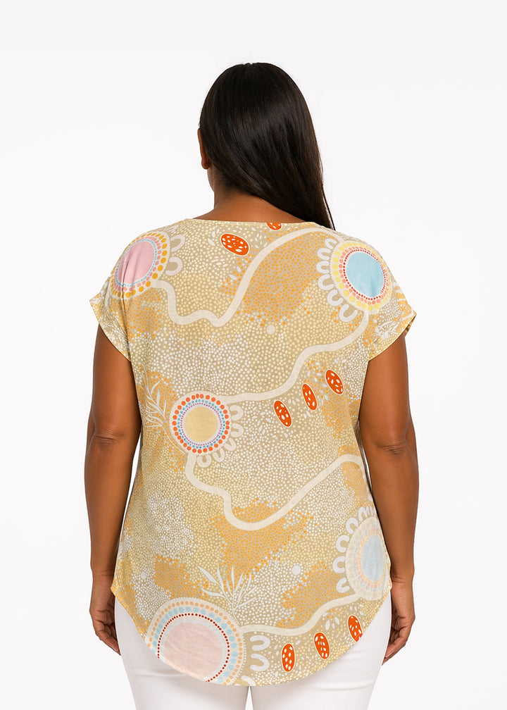 Ever Flowing – NAIDOC 2026 V Neck Blouse