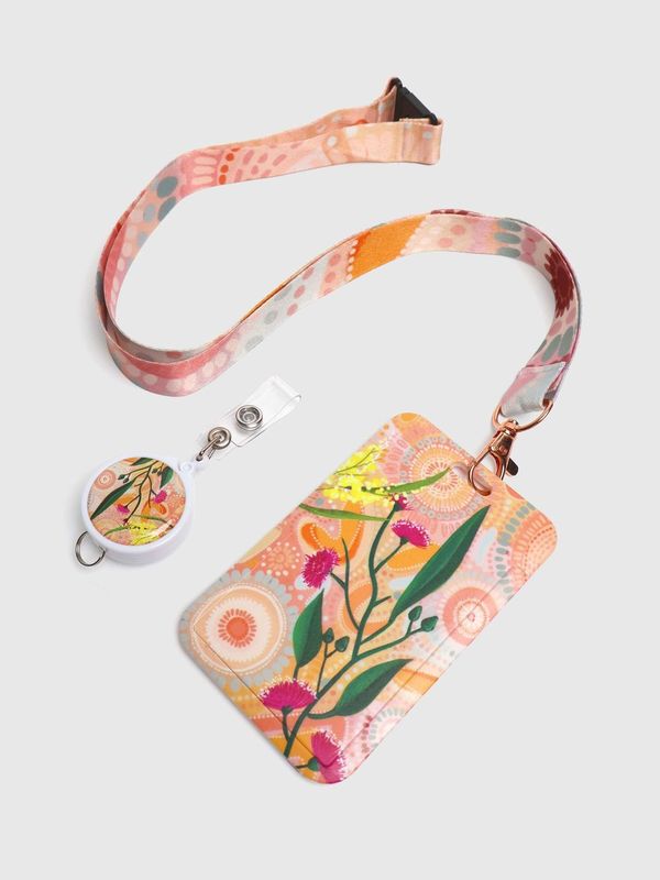 Healing - ID Card Set with Lanyard and Retractable Holder