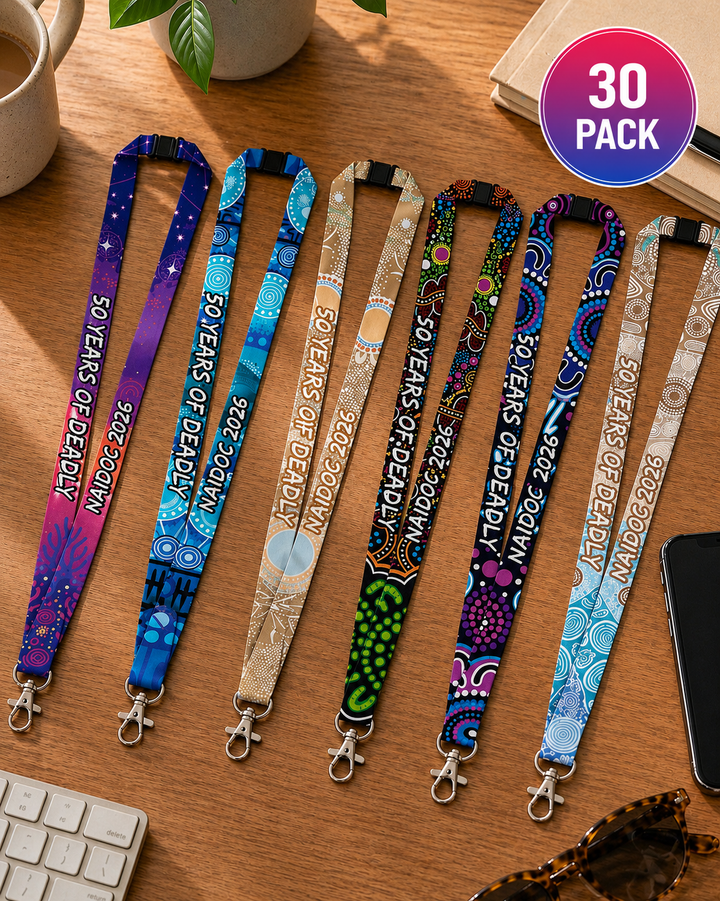 NAIDOC 2026 Lanyard Pack (30pack)