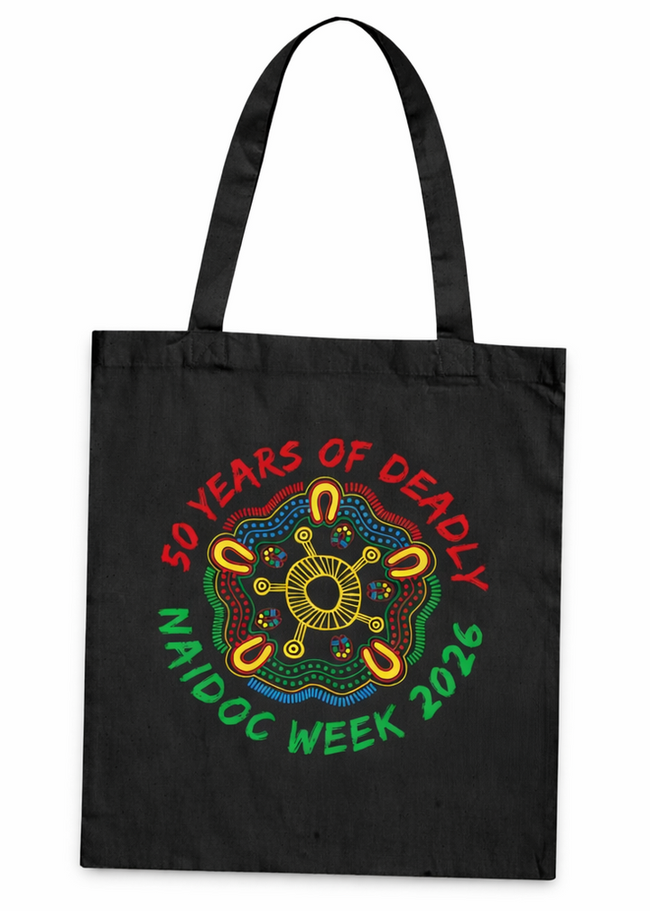 SHARED REFLECTION - NAIDOC CANVAS TOTE BAG