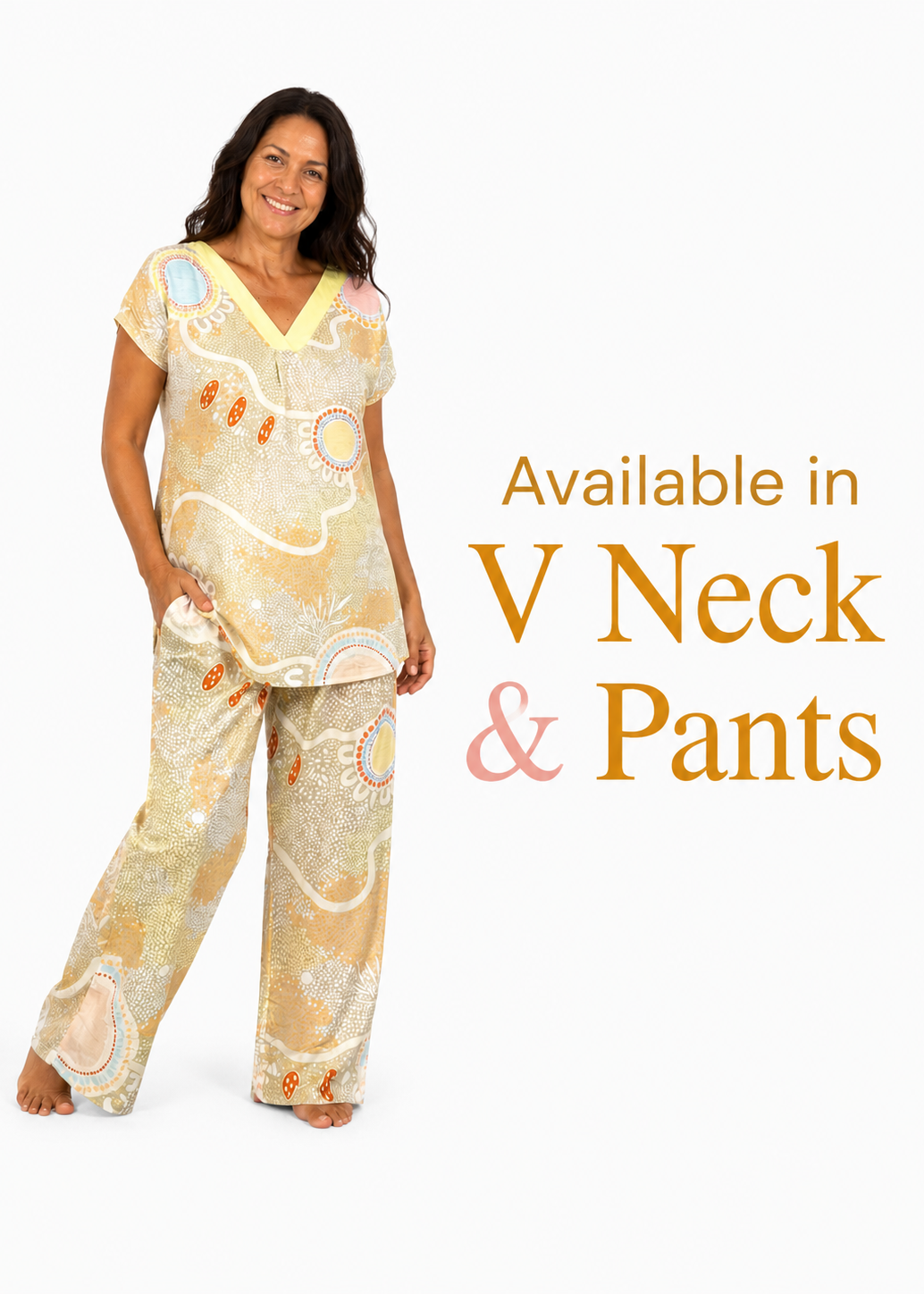 Ever Flowing – NAIDOC 2026 V Neck Blouse