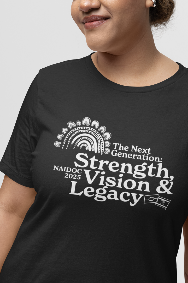 The Next Generation: Strength, Vision & Legacy - NAIDOC 2025 Men's Polo + FREE T-SHIRT