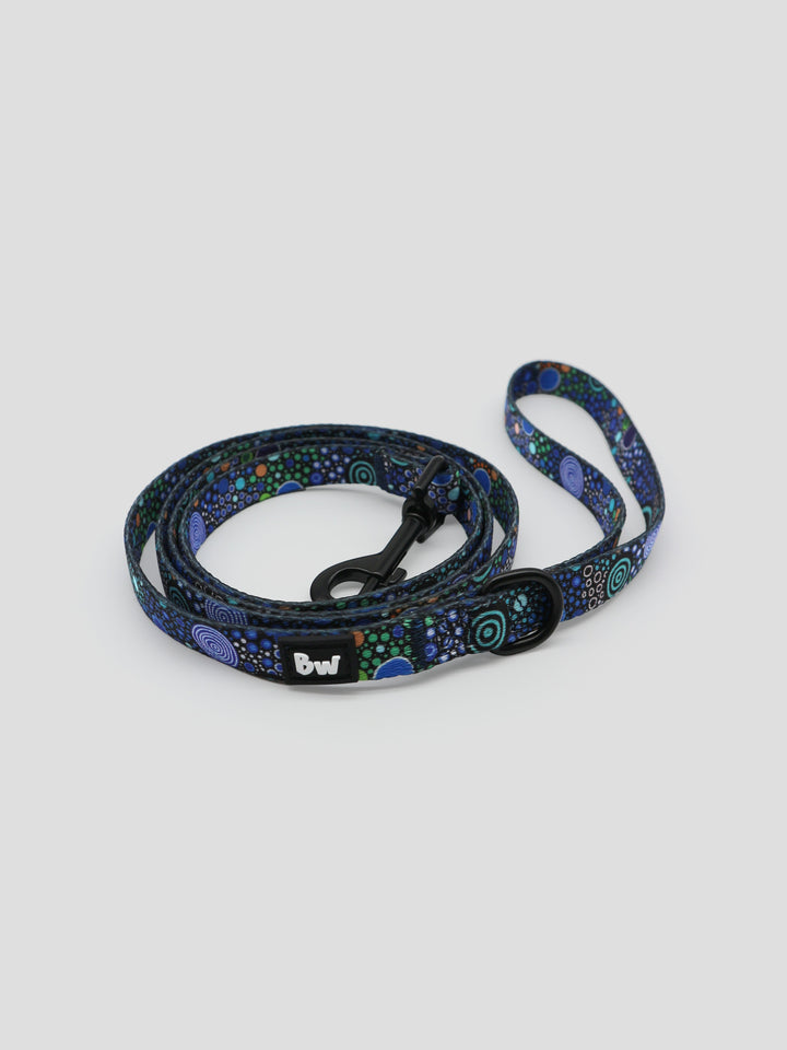 Gadu Bilima (Sea Turtle) - Dog Collar and Dog Leash Set