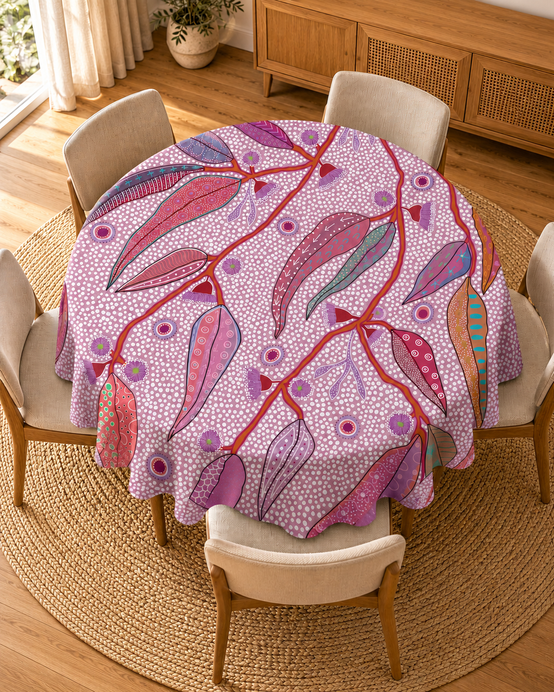 Gungurru - Round Tablecloth