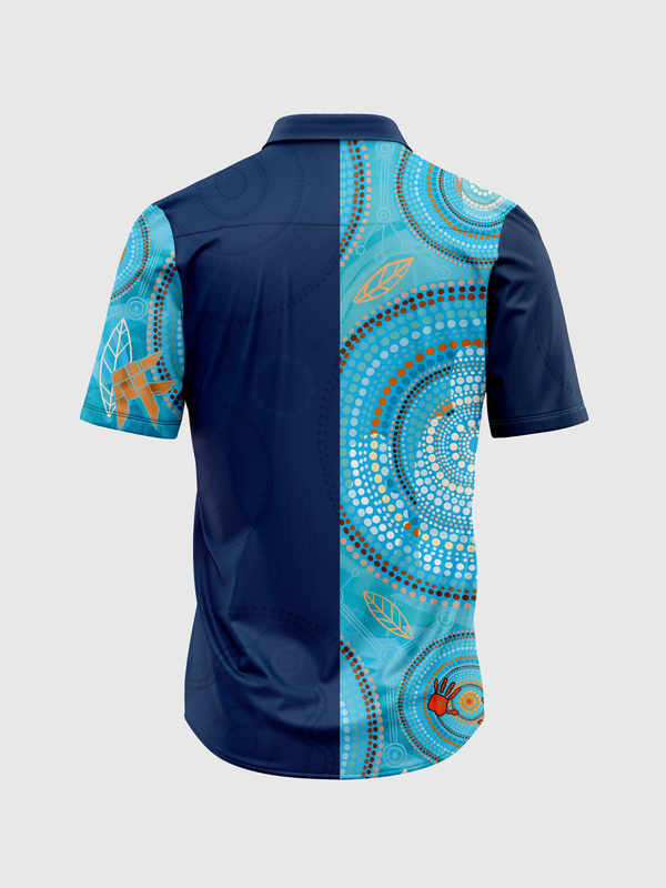 Never Stop the Dreaming - NAIDOC 2025 Men's Dress Shirt