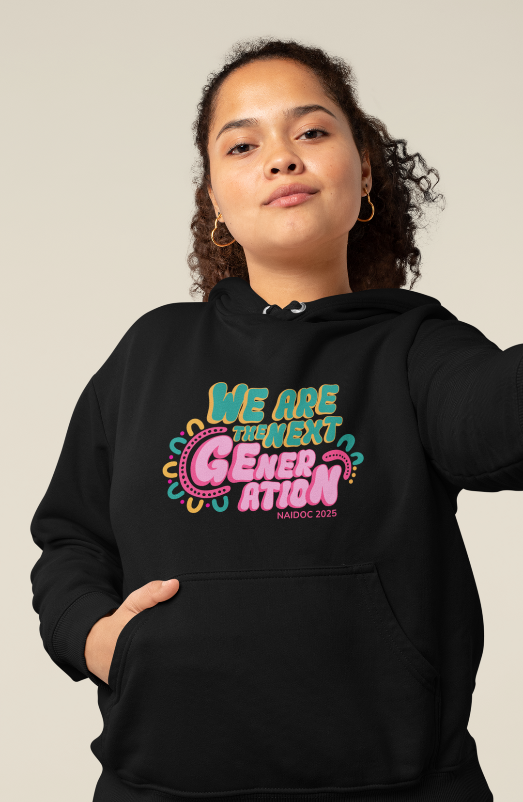 Vibrant Future (Bright Edition) - NAIDOC 2025 Unisex Hoodie