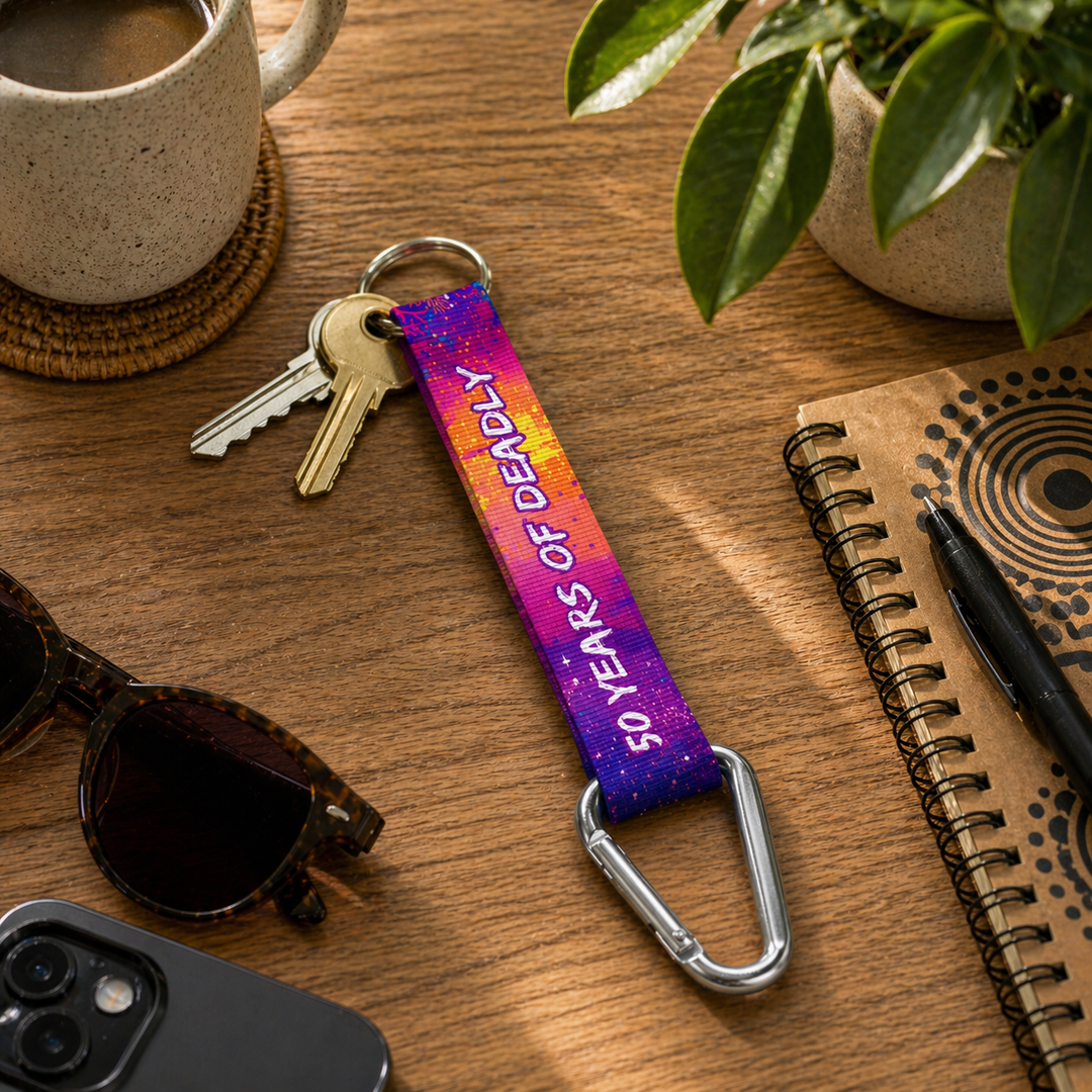 50 Years Deadly - NAIDOC 2026 Carabiner Utility Clip