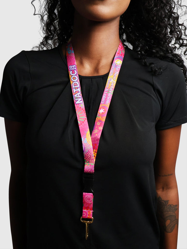 Deep Roots, Bright Future - NAIDOC 2025 Lanyard