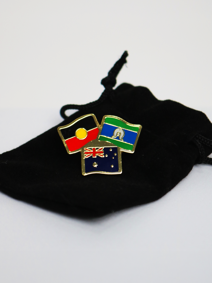 Tri-Flag Unity - NAIDOC 2025 Lapel Pin